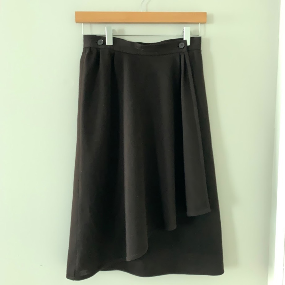 1970s Vintage Yves Saint Laurent Wool Skirt